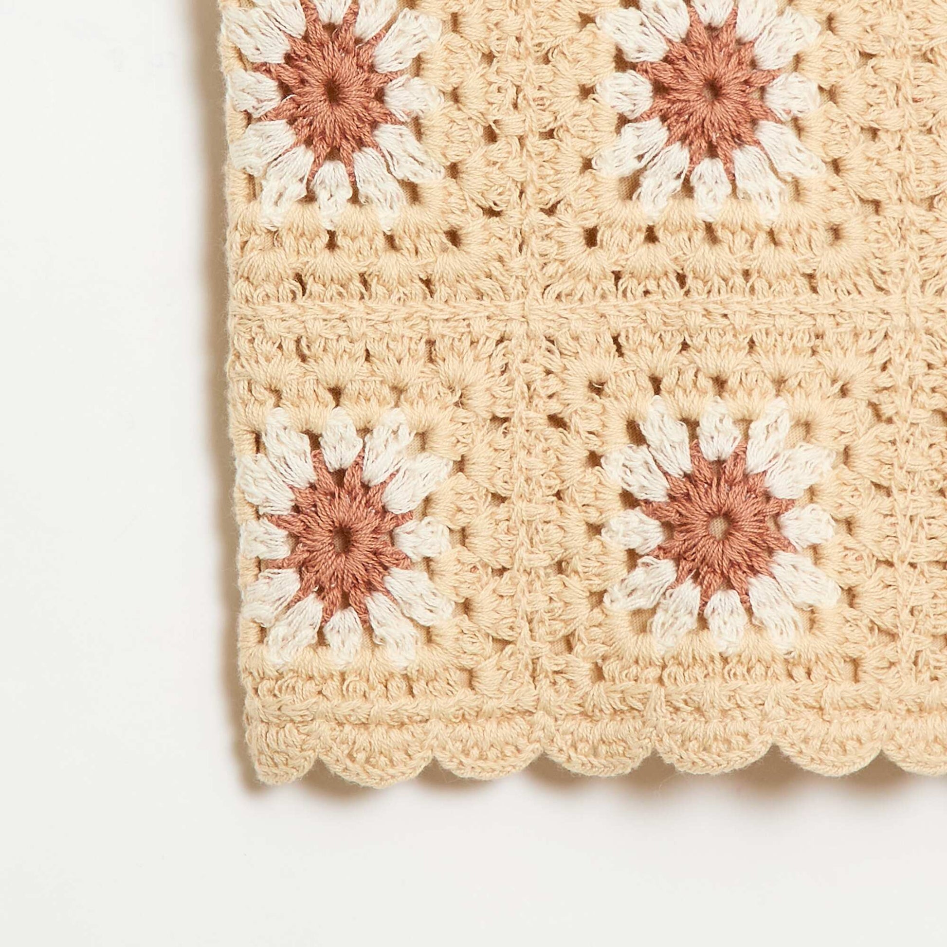 Top de croché BEIGE