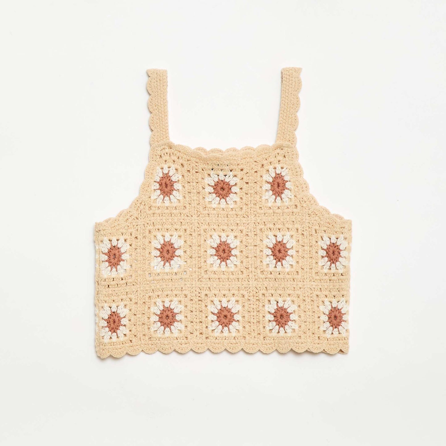 Top de croché BEIGE