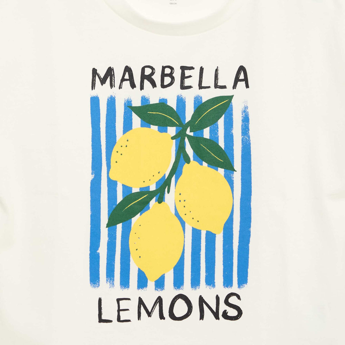 Camiseta de manga corta con estampado original BLANCO