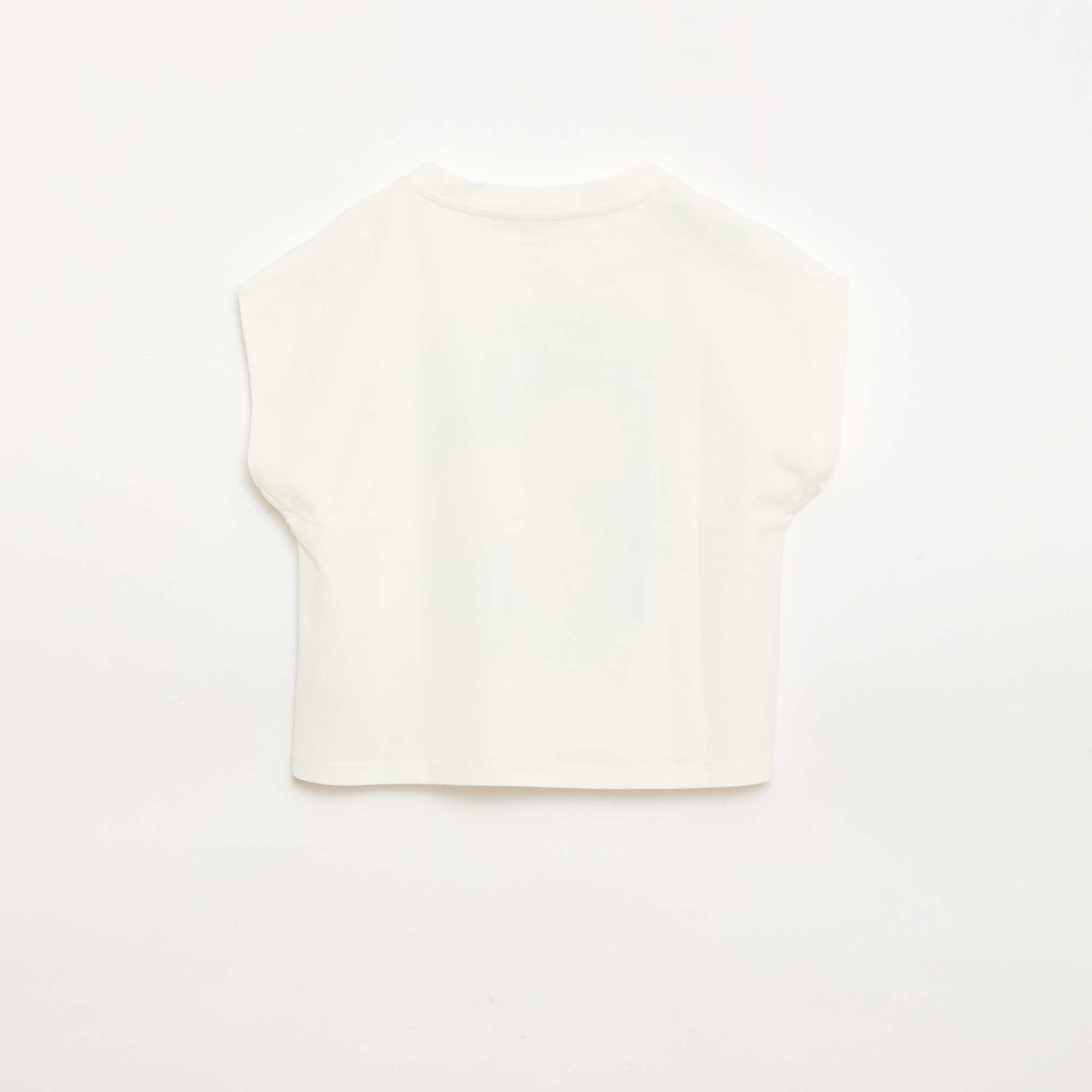 Camiseta de manga corta con estampado original BLANCO