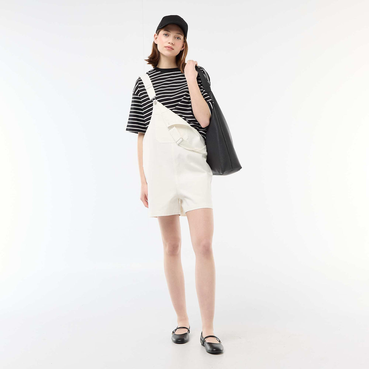 Enterito corto oversize BLANCO
