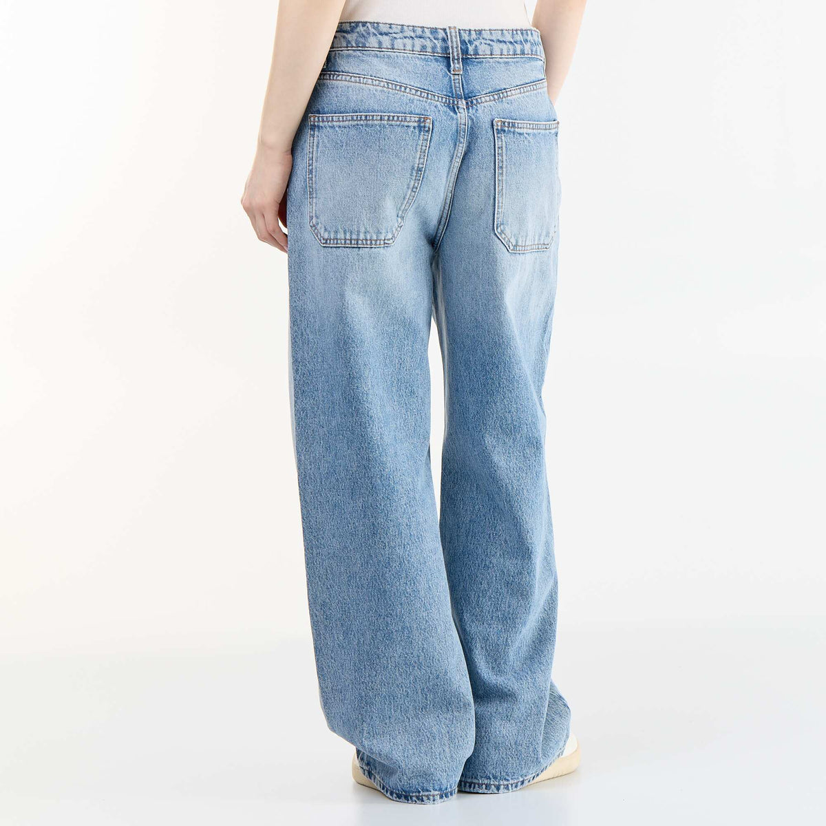 Pantalón jean de corte baggy AZUL