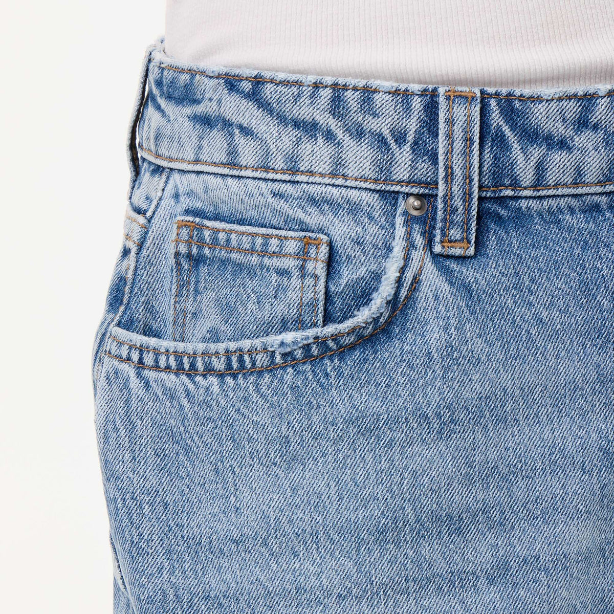 Pantalón jean de corte baggy AZUL