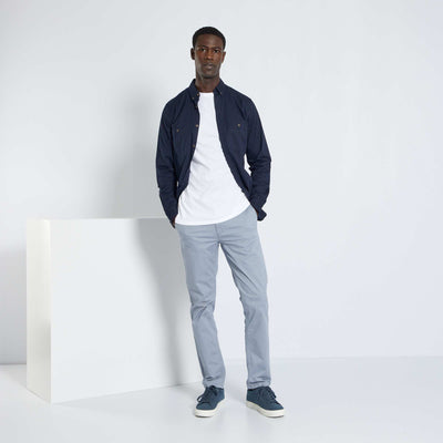 Pantalón chino slim AZUL