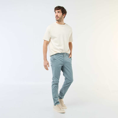 Pantalón chino slim AZUL