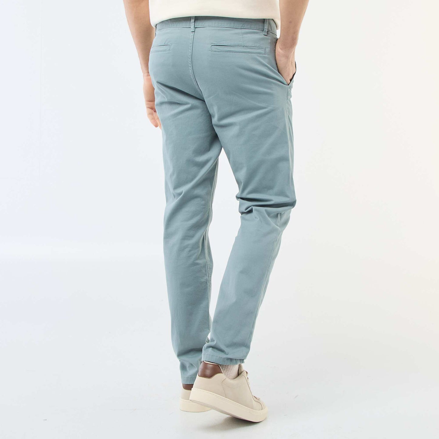 Pantalón chino slim AZUL