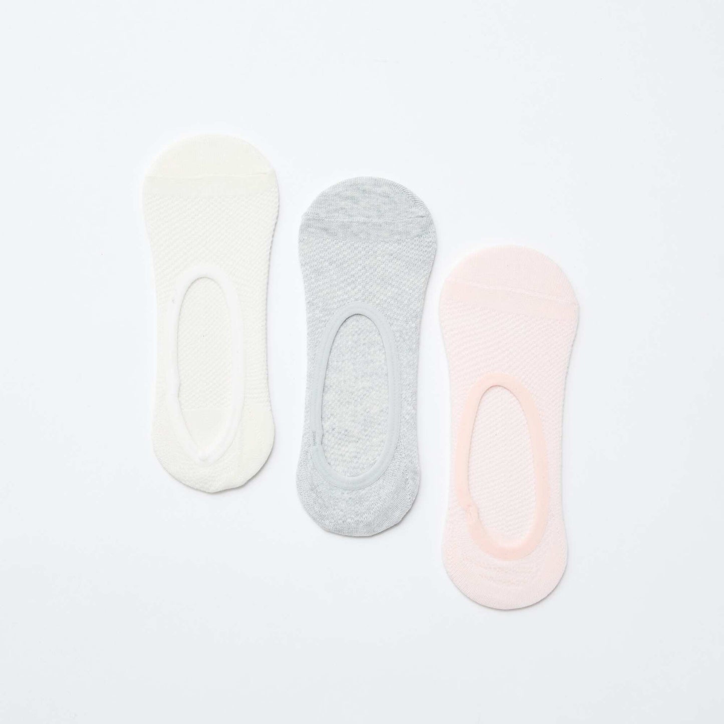 Pack de 3 pares de medias invisibles PURPURA