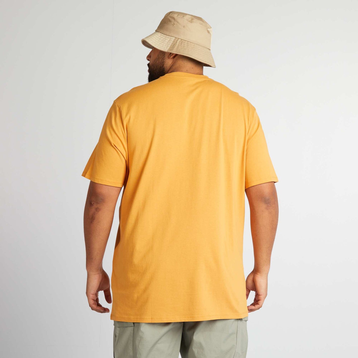 Camiseta de algodón puro AMARILLO