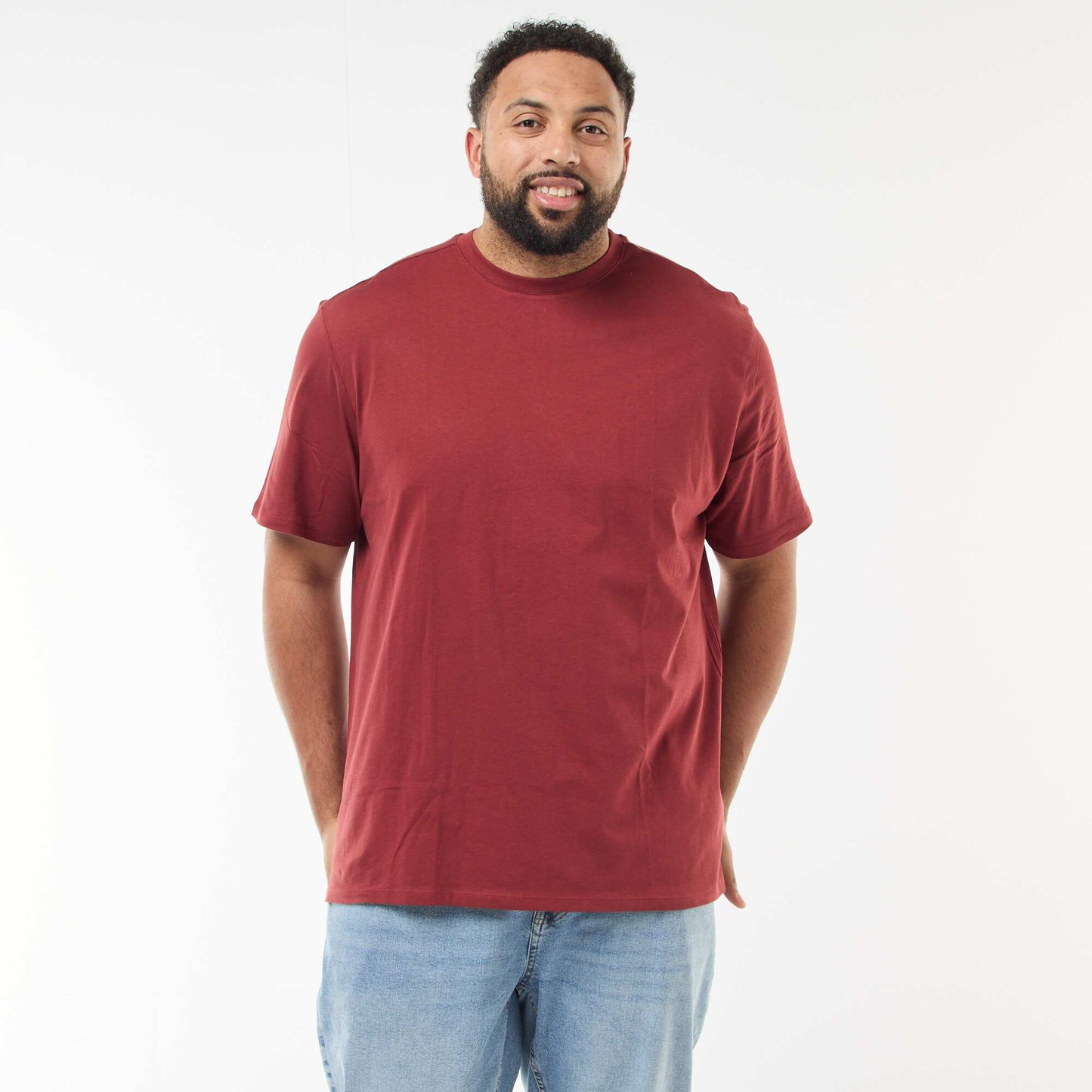 Camiseta de algodón puro ROJO