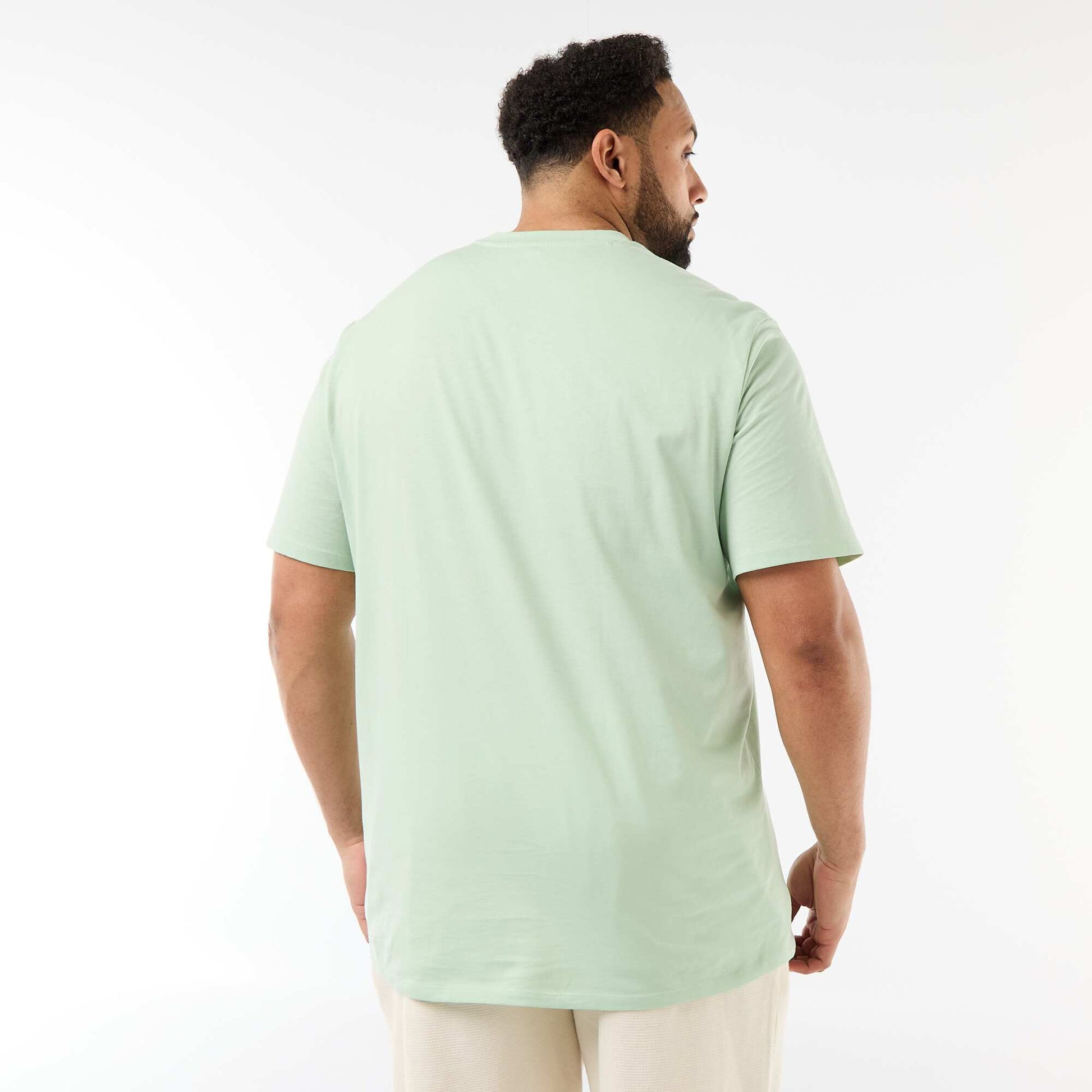 Camiseta de algodón puro VERDE
