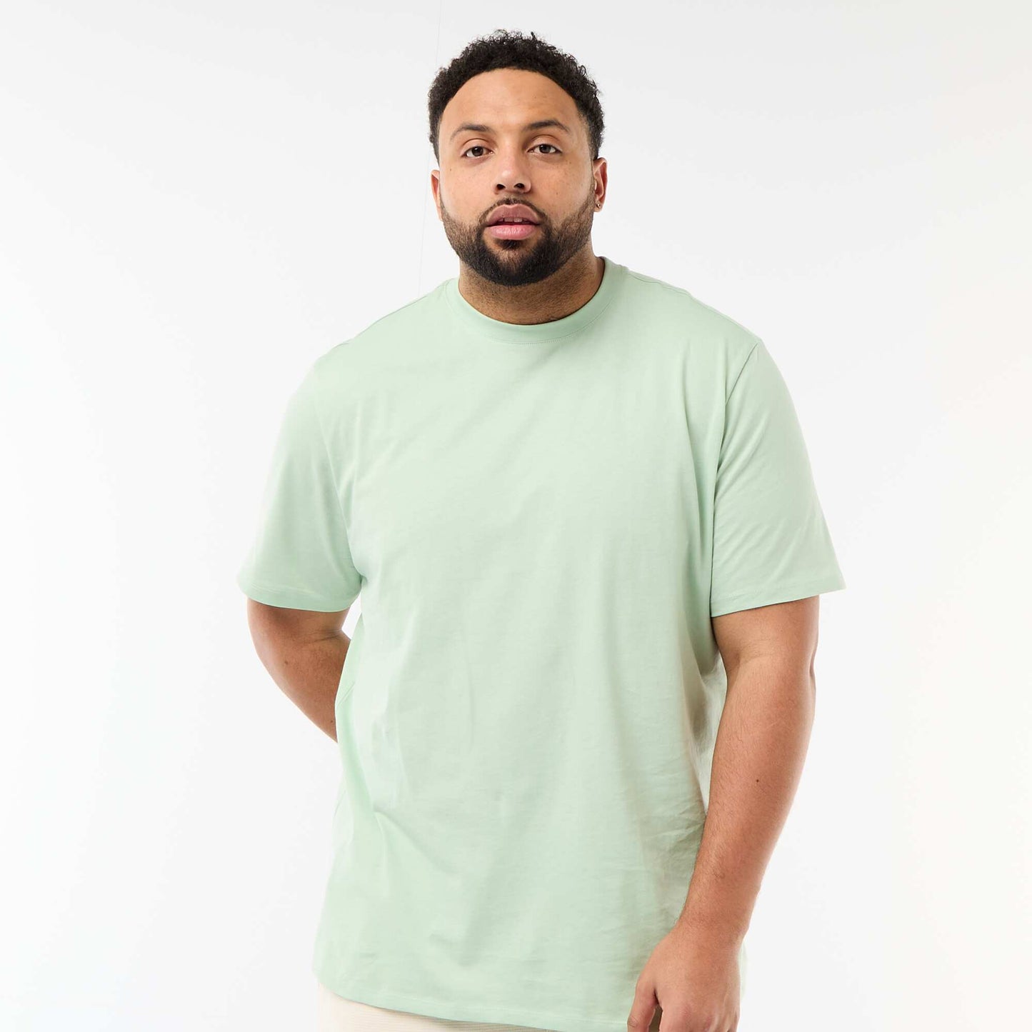 Camiseta de algodón puro VERDE