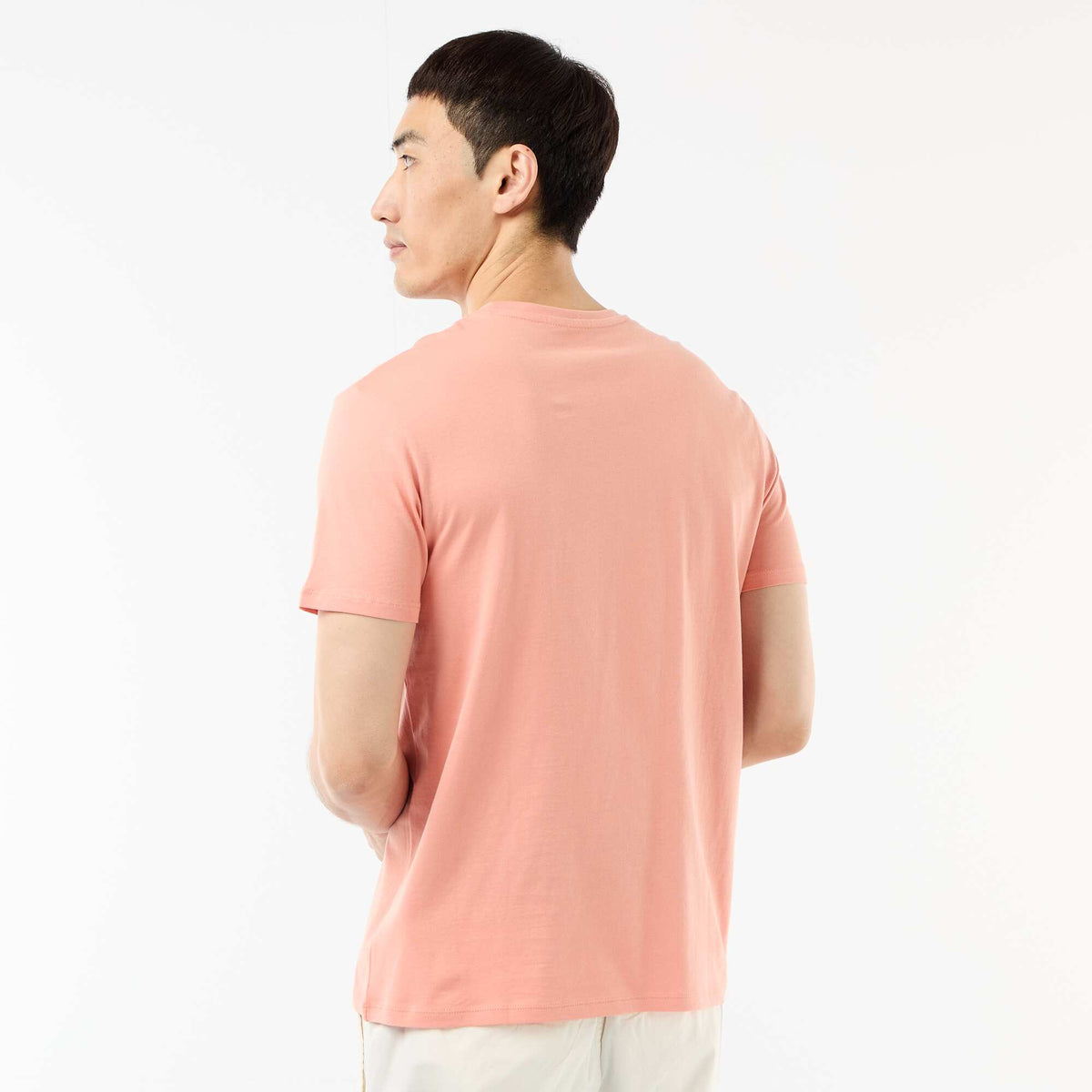 Camiseta recta de punto lisa NARANJA