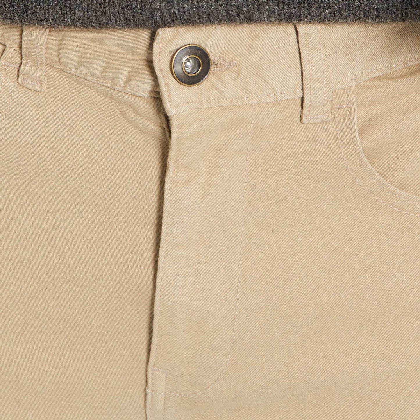 Pantalón chino slim con 5 bolsillos - L32 beige