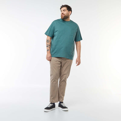 Pantalón slim L32 MARRON