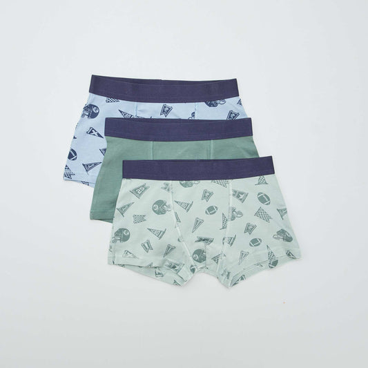 Pack de 3 boxers VERDE