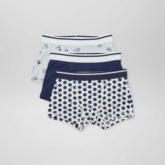 Pack de 3 boxers GRIS