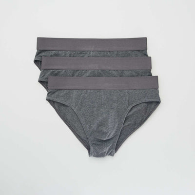 Pack de 3 slips GRIS