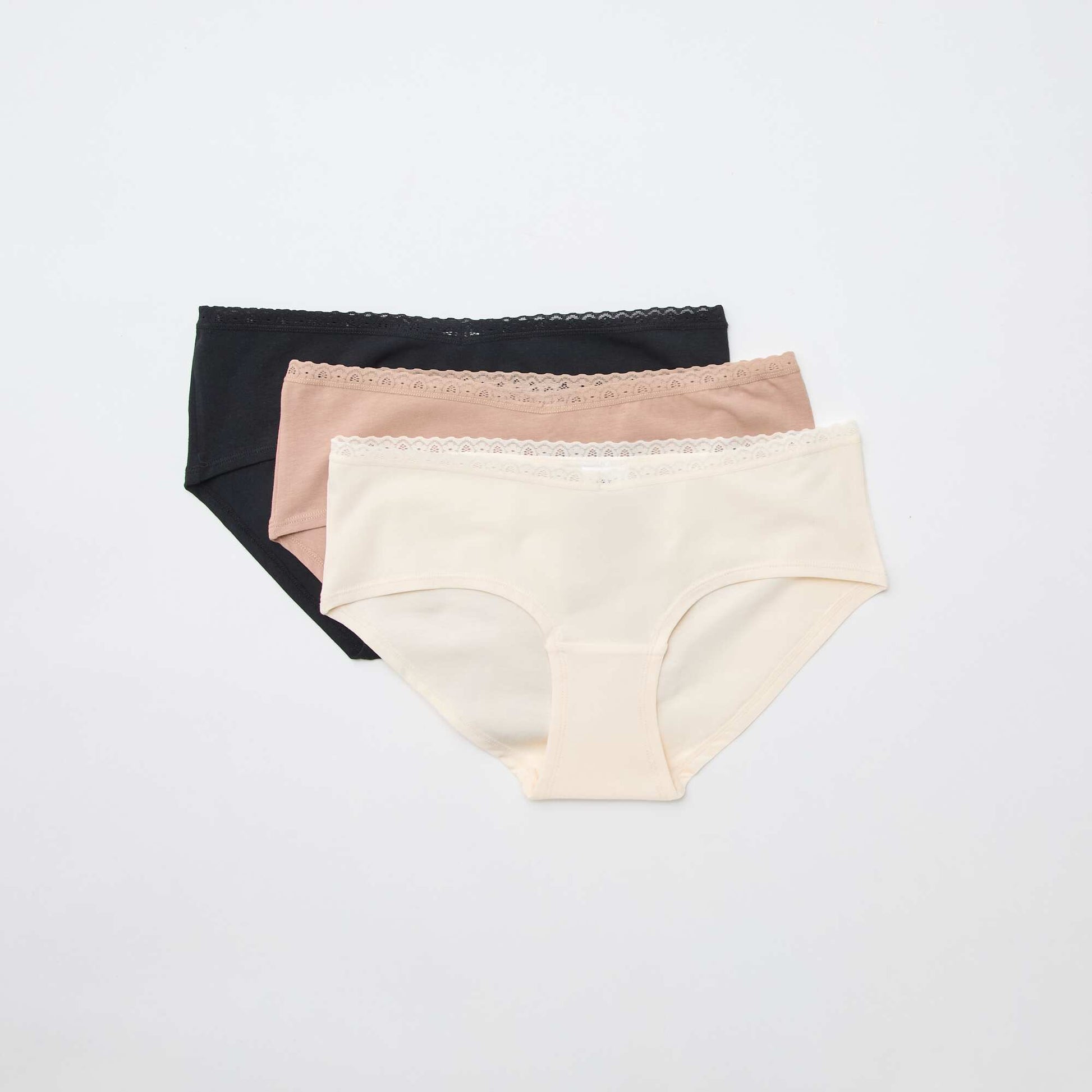 Pack de 3 culottes maternidad MARRON