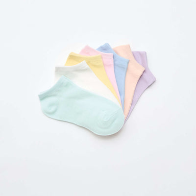 Pack de 7 pares de medias invisibles MORADO
