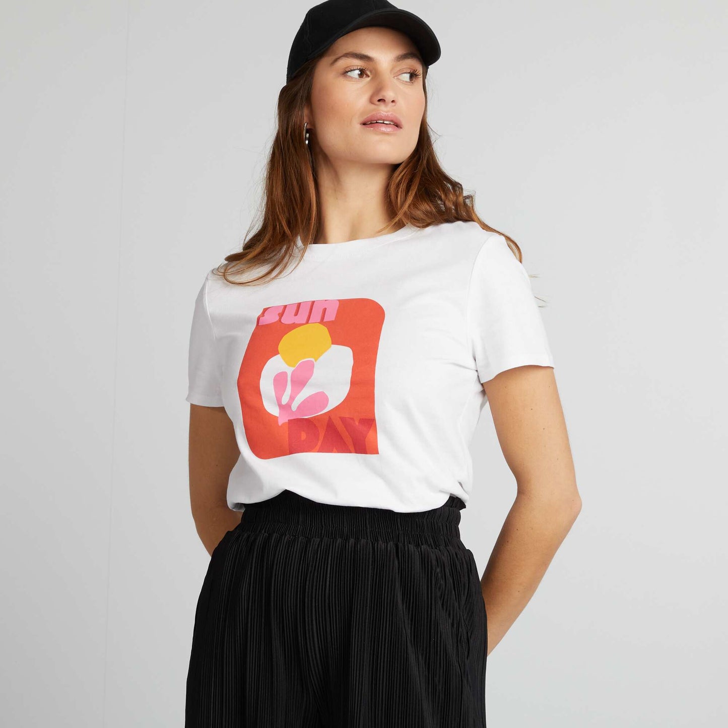 Camiseta  'corazones' BLANCO