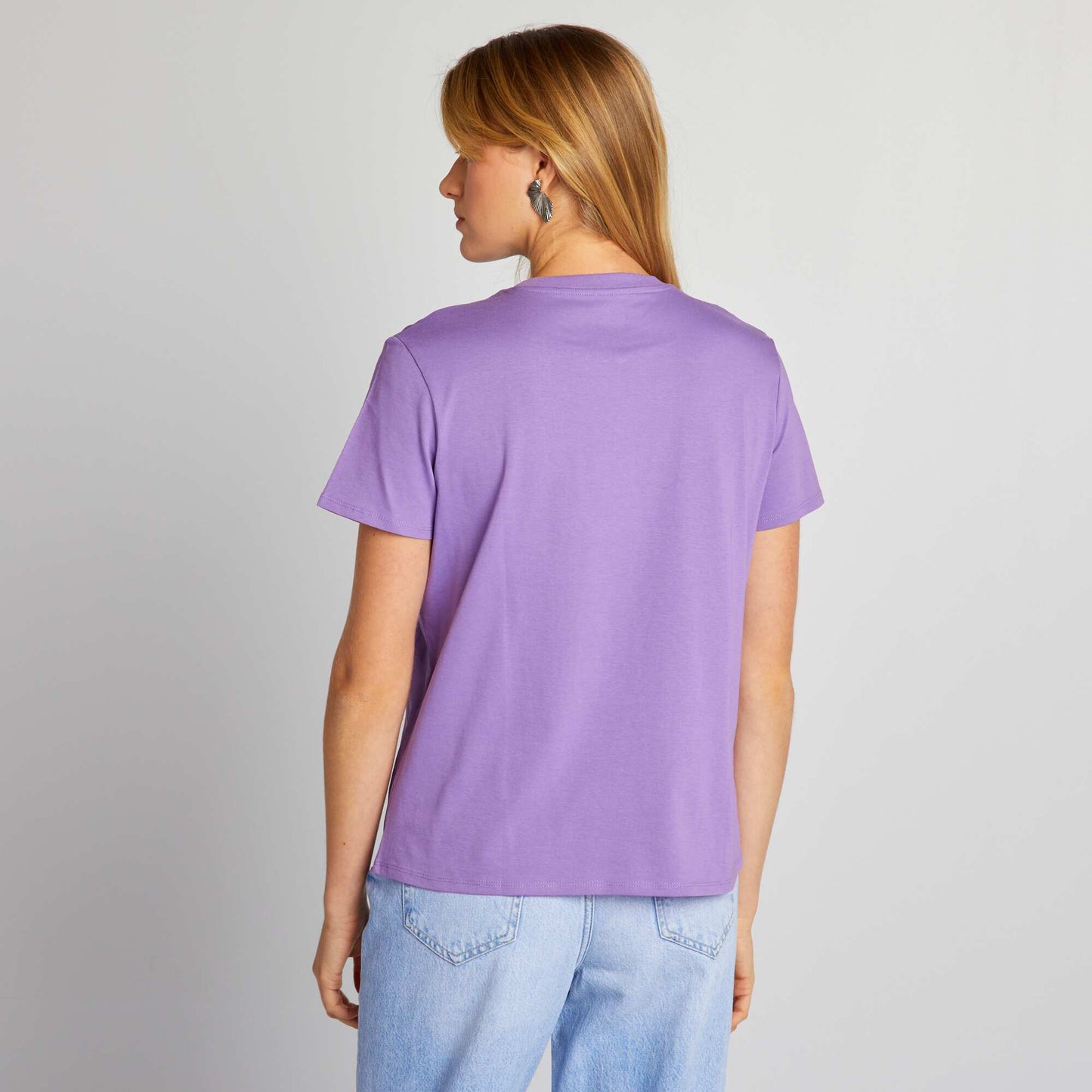 Camiseta  'corazones' PURPURA