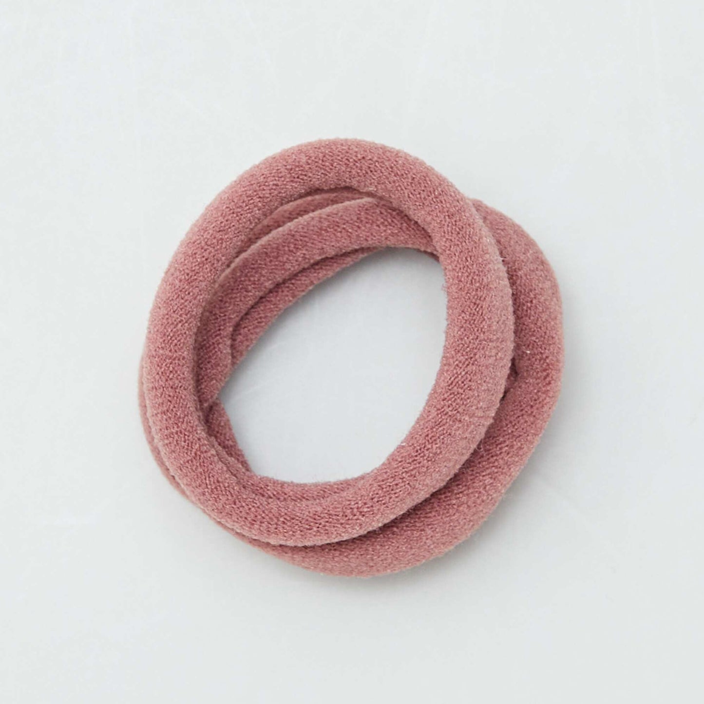 Pack de 10 gomas para el pelo BEIGE
