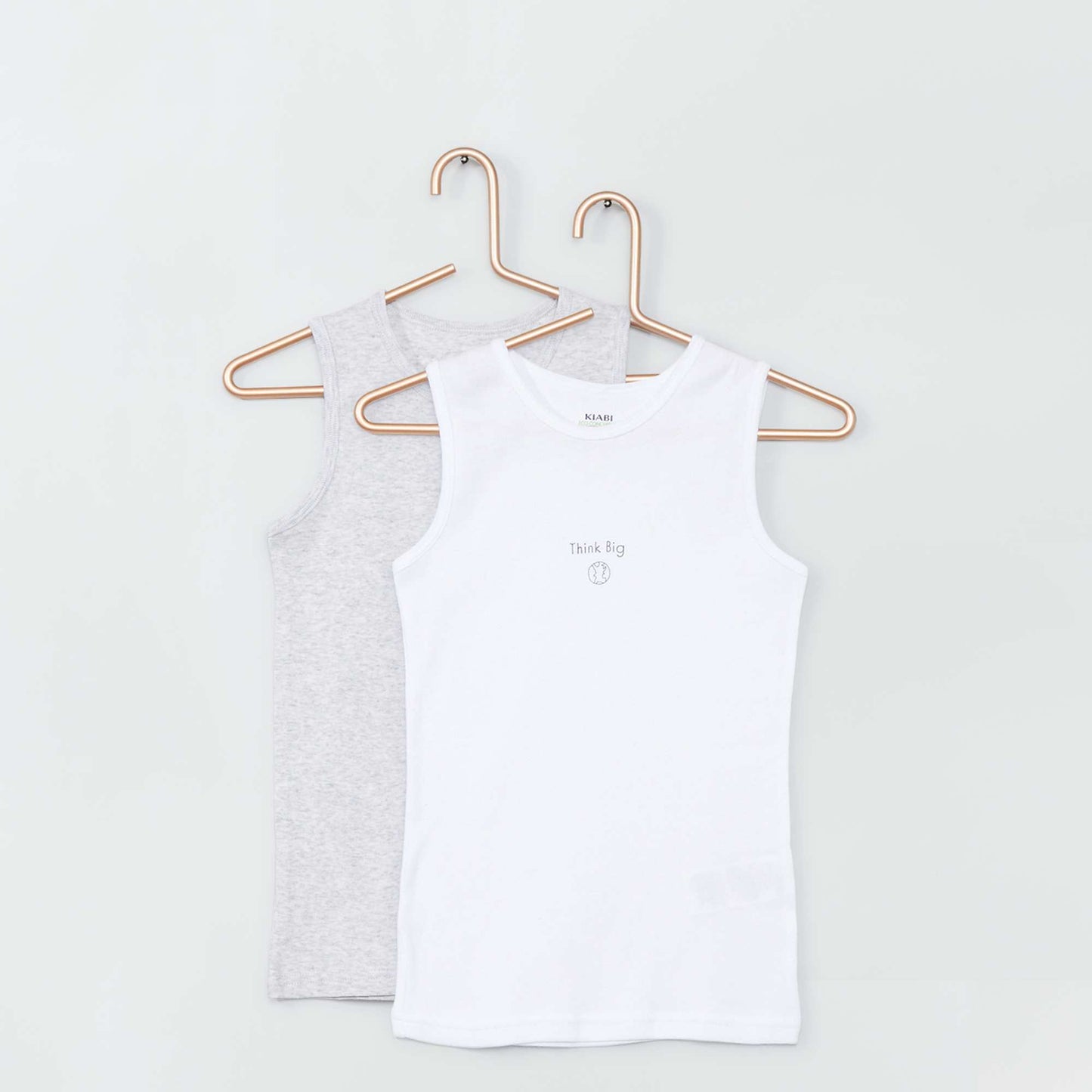 Pack de 2 camisetas sin mangas AZUL