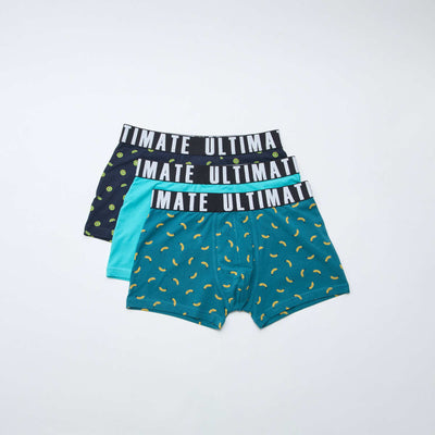 Pack de 3 boxers de fantasía AZUL