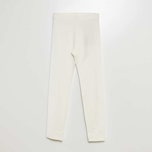 Legging largo y elástico BLANCO
