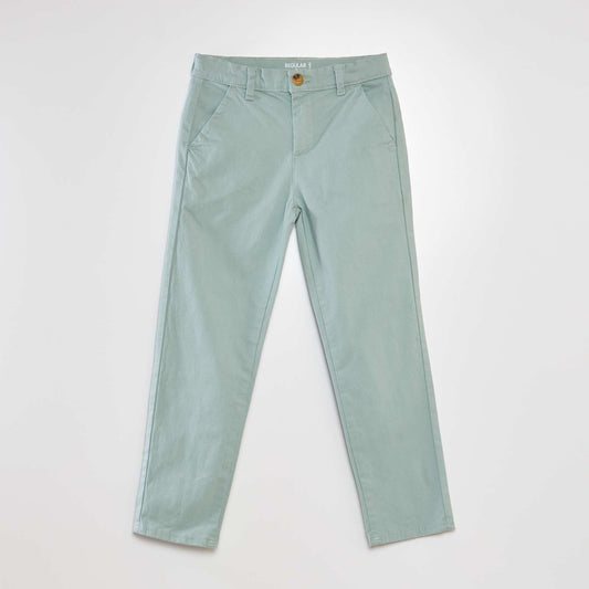 Pantalón chino VERDE