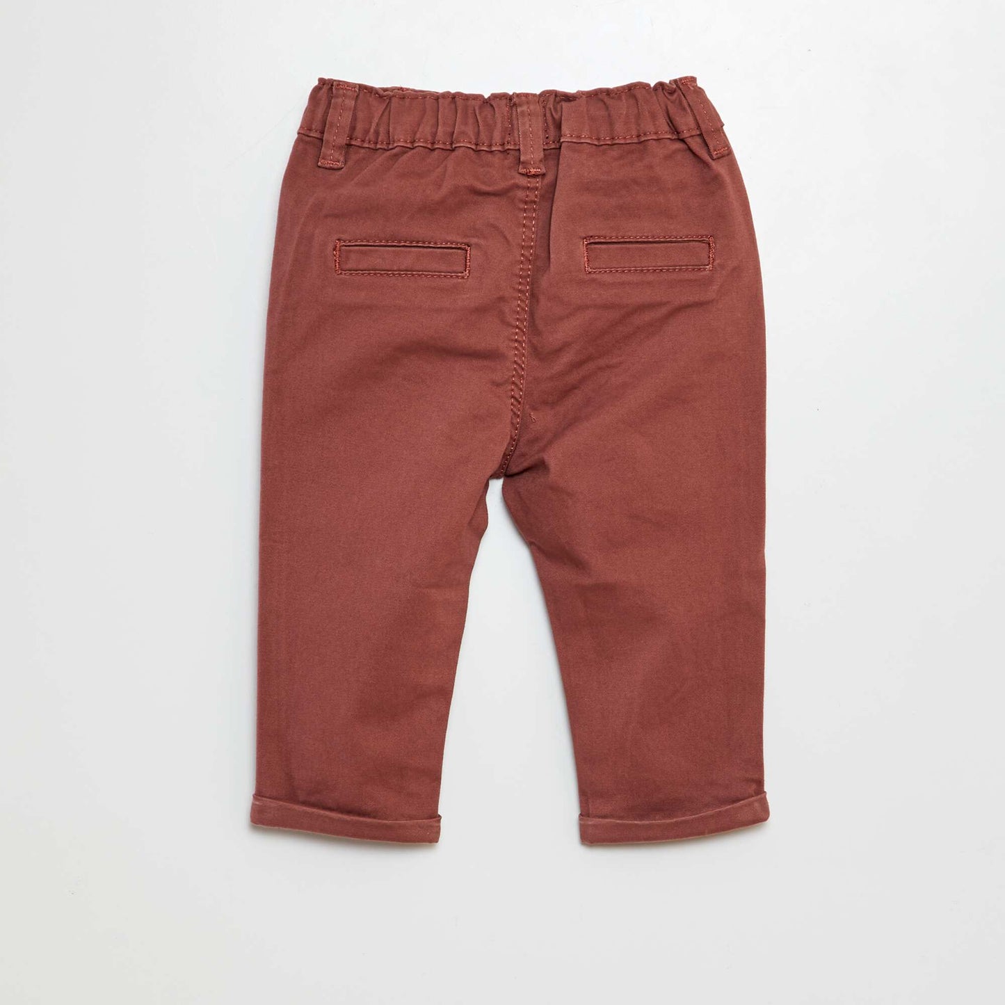 Pantalón chino liso ROSA