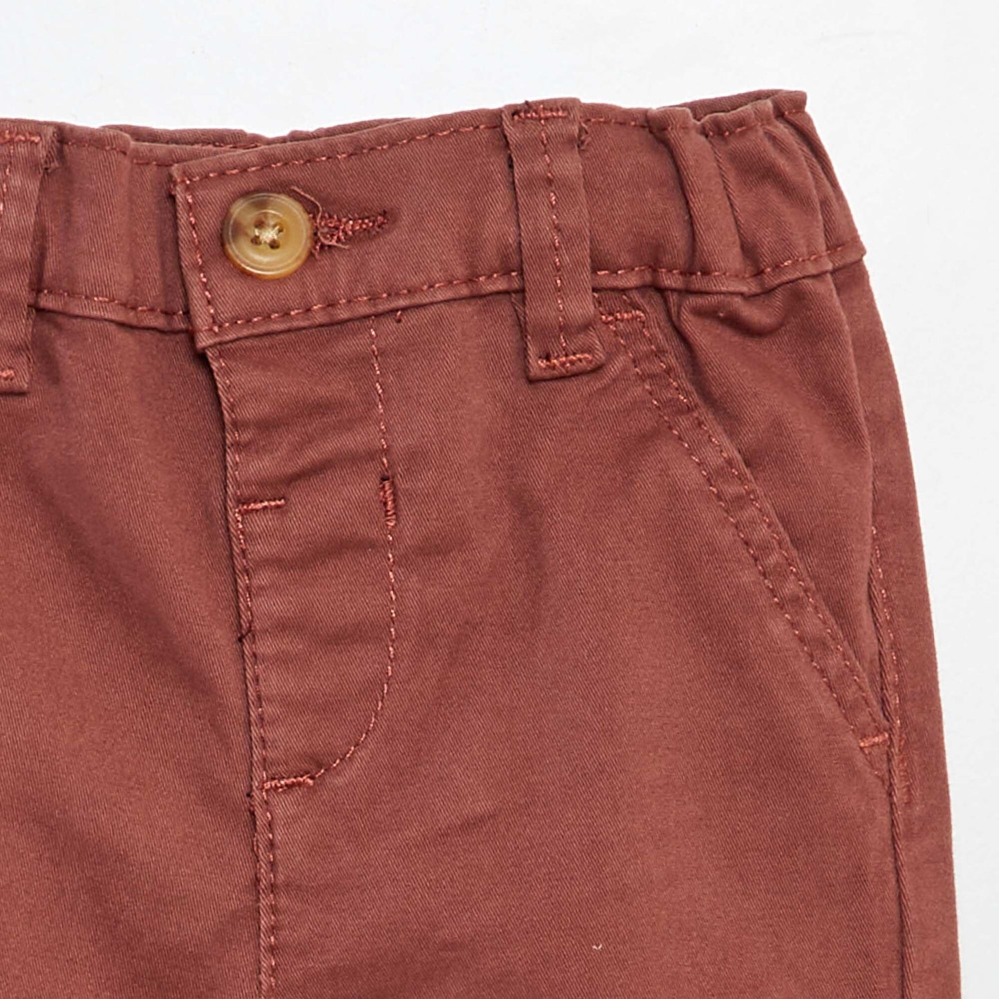Pantalón chino liso ROSA