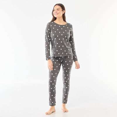 Conjunto de punto - 2 piezas GRIS