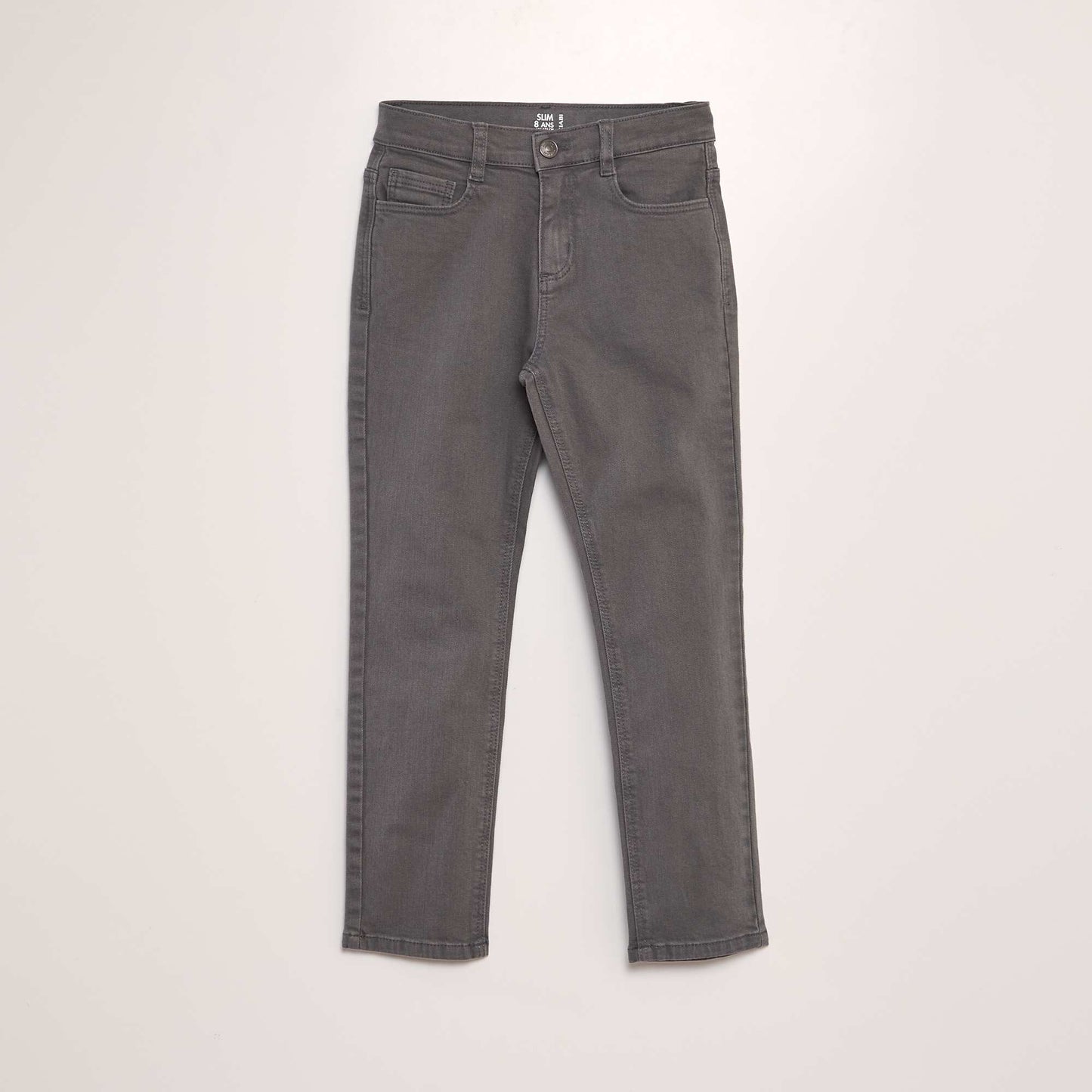 Jean slim con 5 bolsillos GRIS