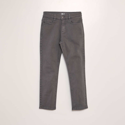 Jean slim con 5 bolsillos GRIS