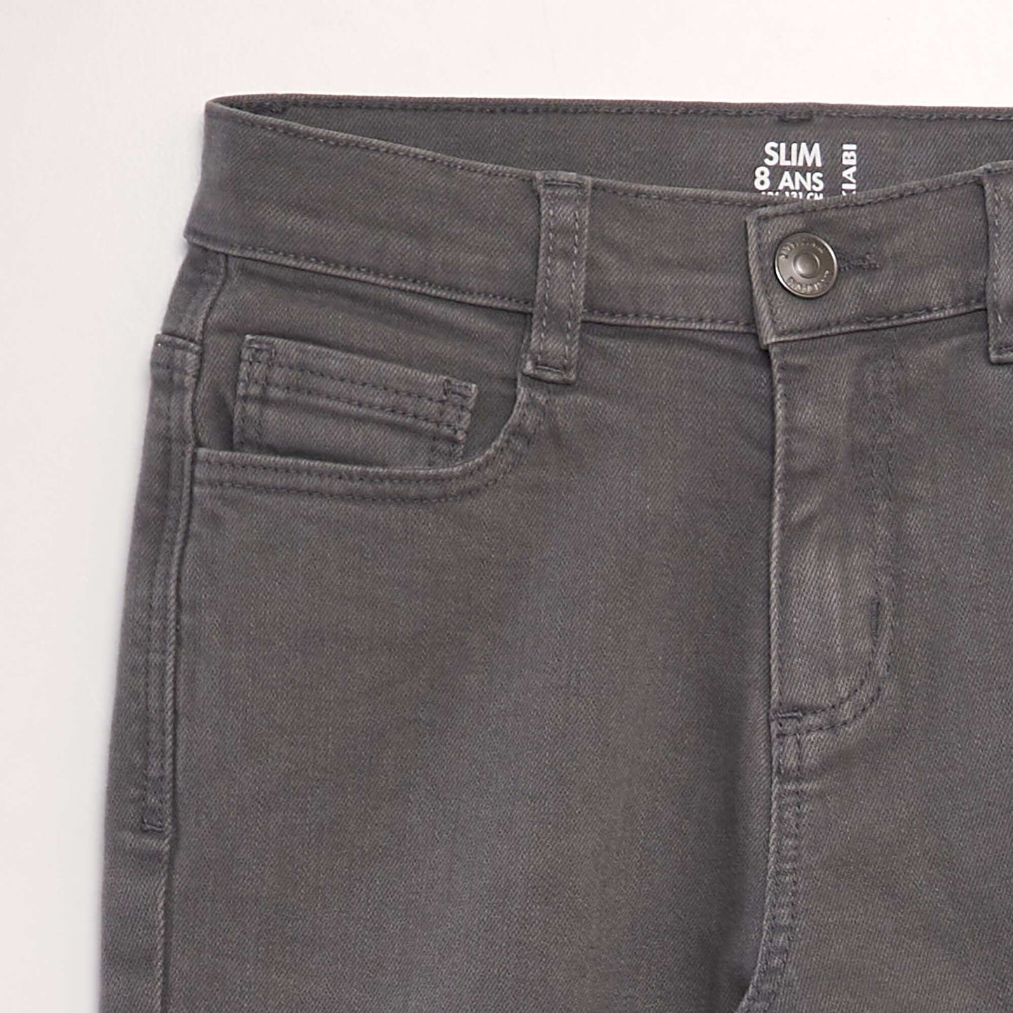 Jean slim con 5 bolsillos GRIS