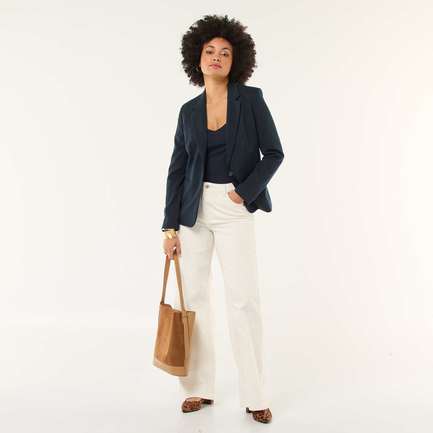 Jean wide leg - 30 L BLANCO