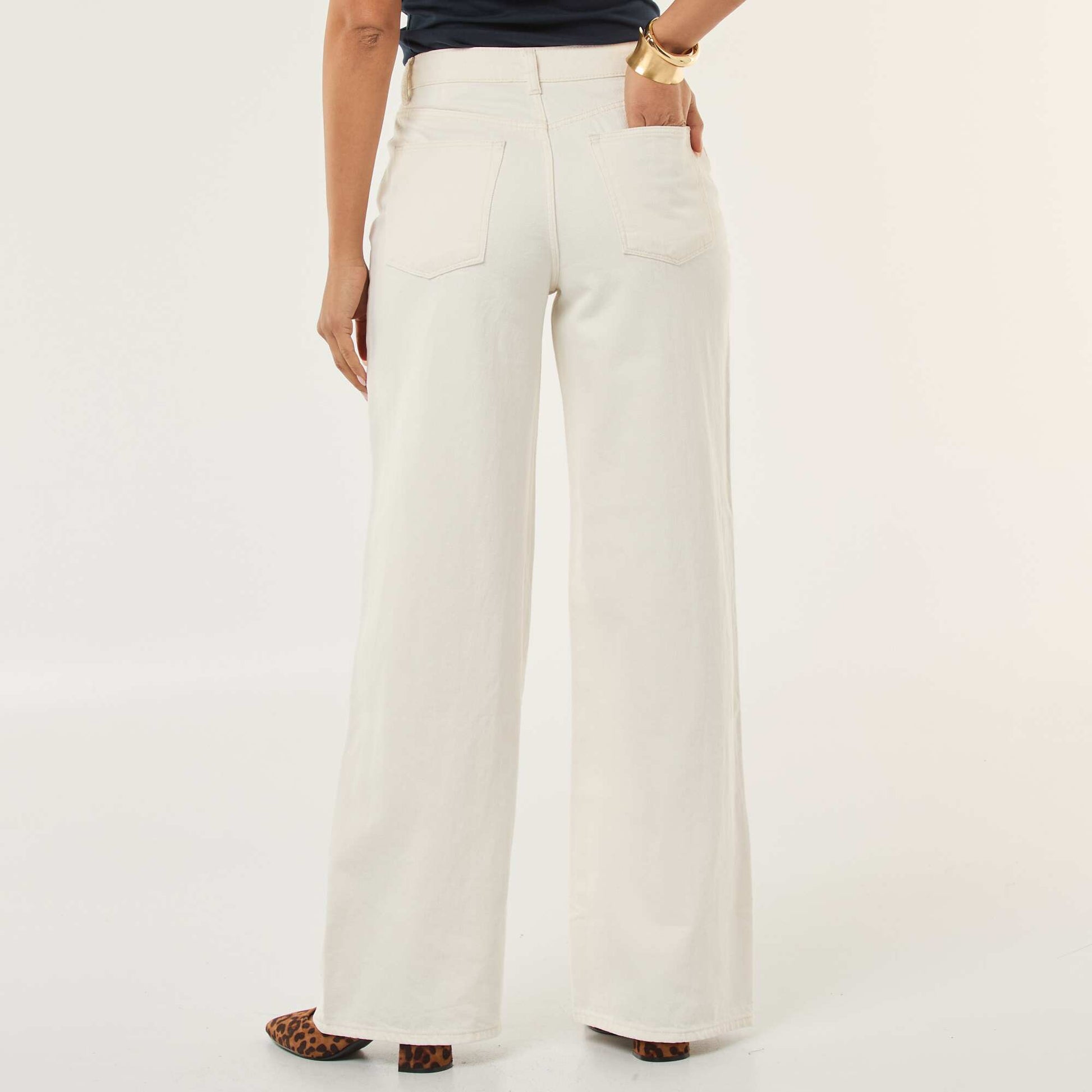 Jean wide leg - 30 L BLANCO