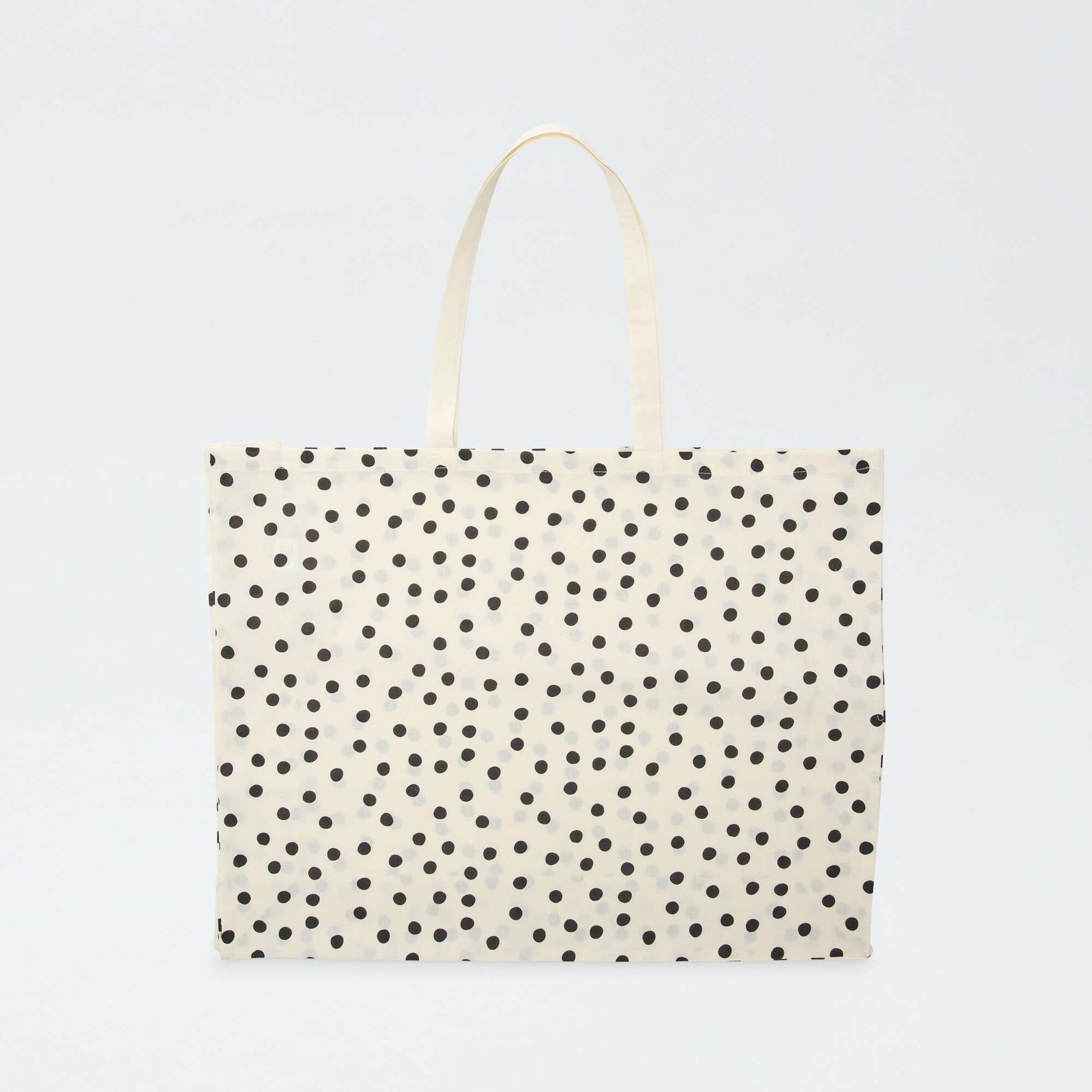 Tote-bag XXL de tela BLANCO
