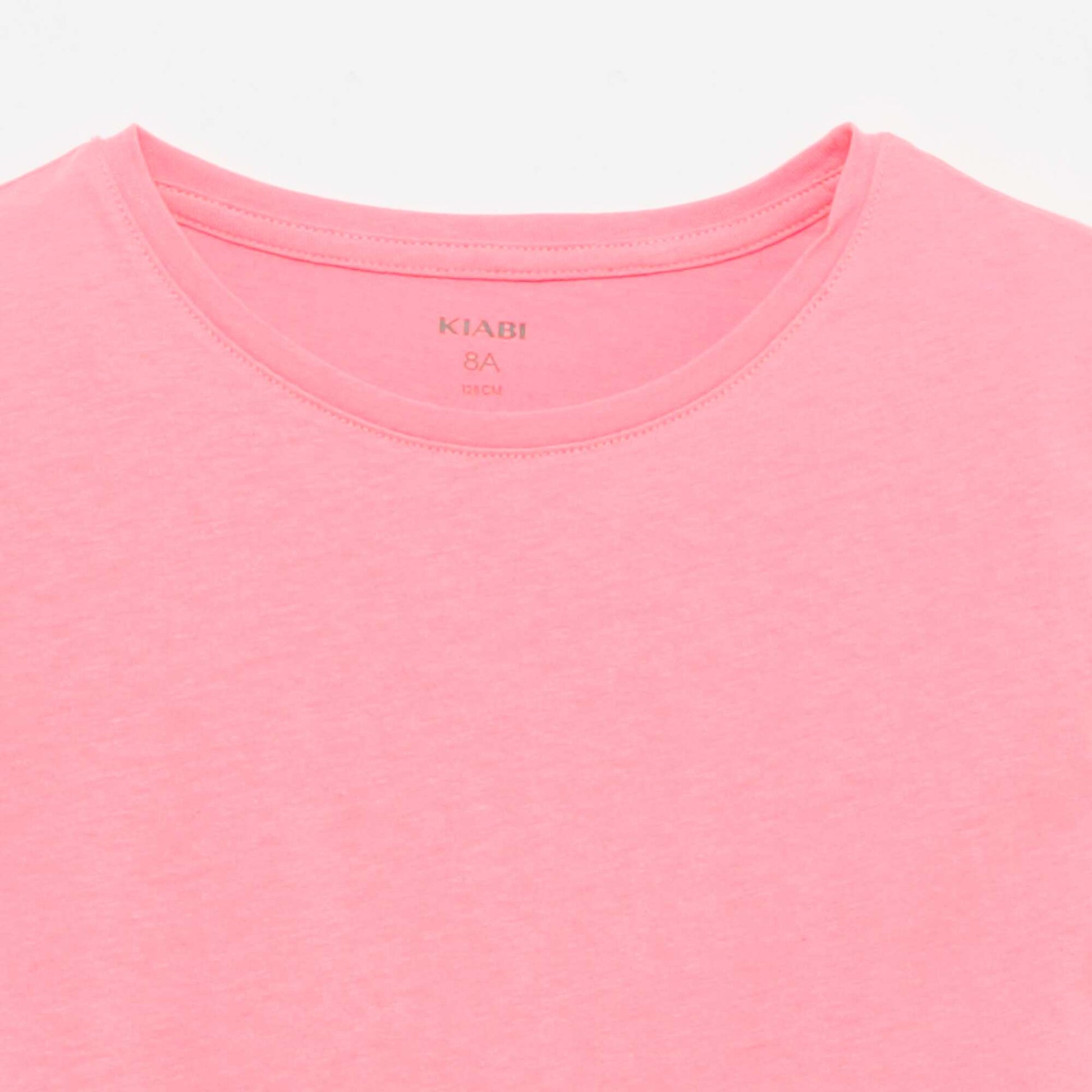 Camiseta de punto lisa ROSA