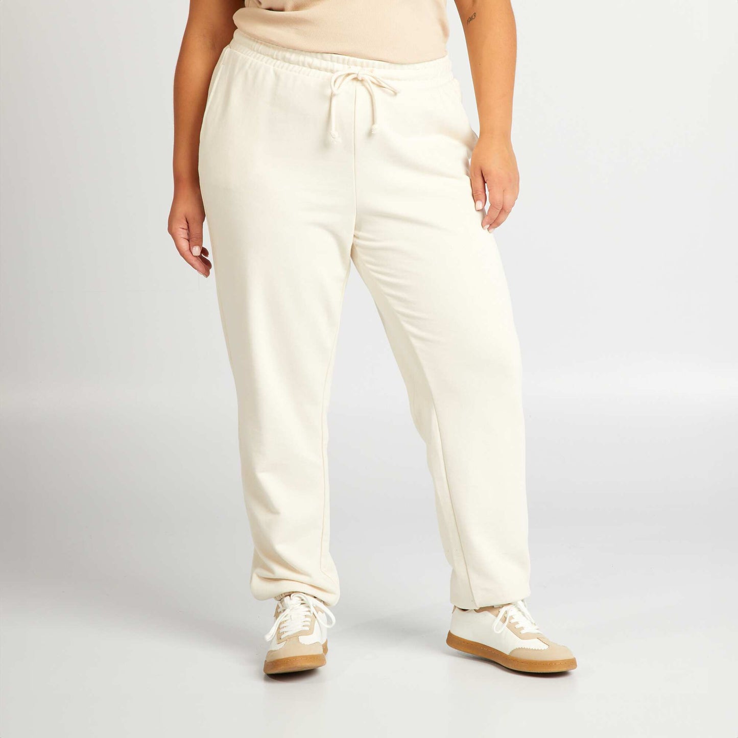 Pantalón de jogging de felpa BLANCO