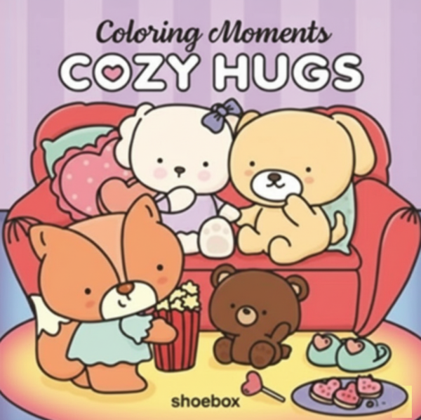 Coloring Moments Cozy Hugs