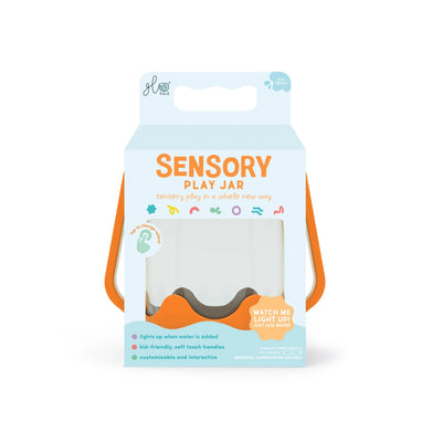 Jarra de juego sensorial GloPals - Naranja