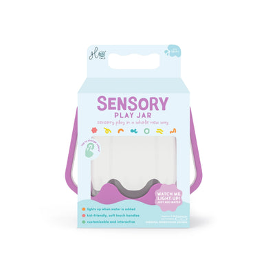 Jarra de juego sensorial GloPals - Violeta