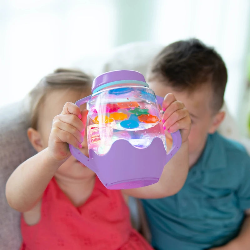 Jarra de juego sensorial GloPals - Violeta