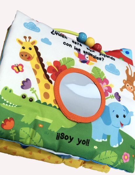 Mi primer libro tela actividades con animales