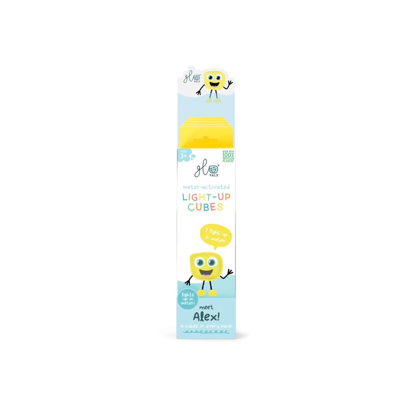 Set de 4 cubos Amarillo - Juegos sensoriales