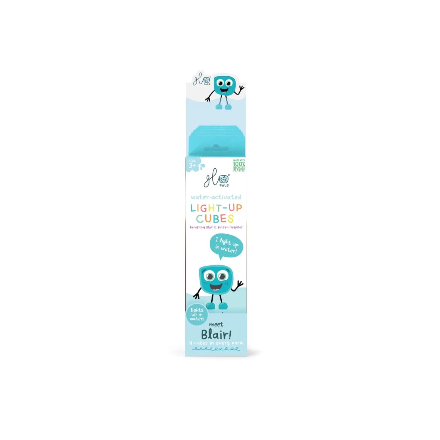 Set de 4 cubos Azul- Juegos sensoriales