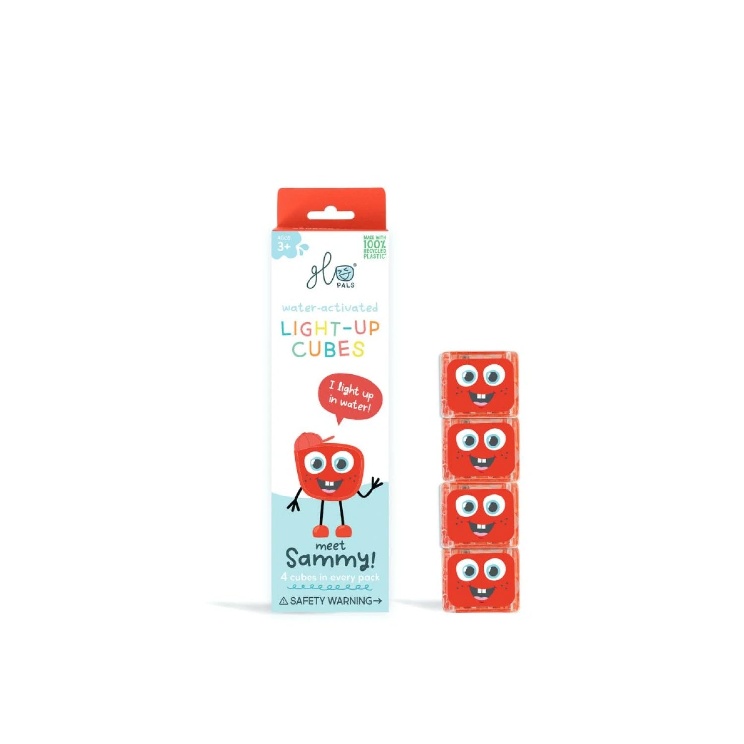 Set de 4 cubos Rojo - Juegos sensoriales