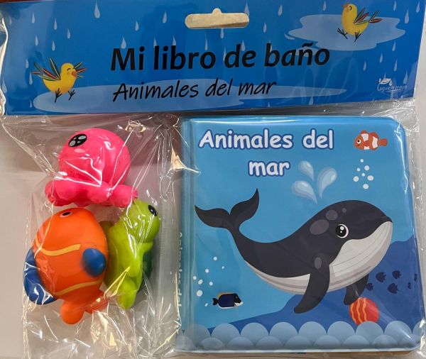 Mi libro de baño animales del mar